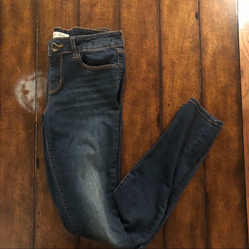 Bullhead Dark Blue Skinny Jeans Size 7